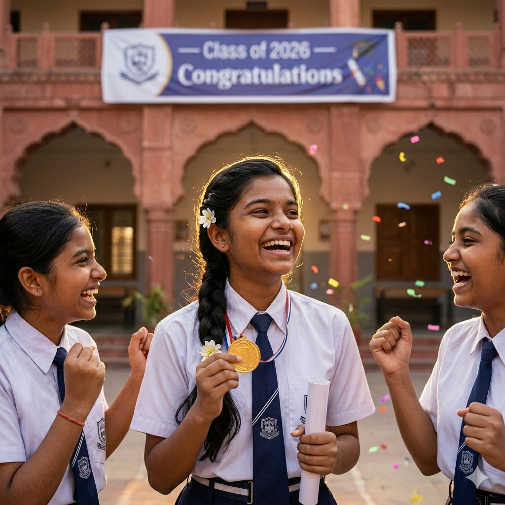 Happy Students celebrating success