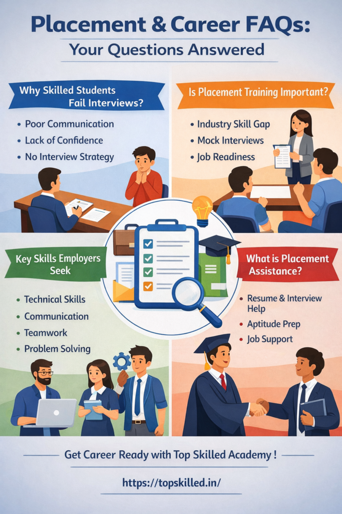 Placement & Career FAQ | Top Skilled Academy Puducherry